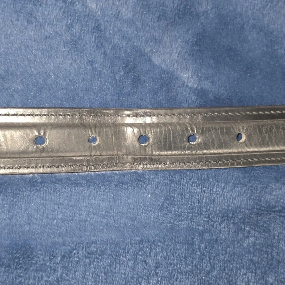 Columbia Sportswear Mens Black Genuine Leather Belt Size‎ 36 Waist